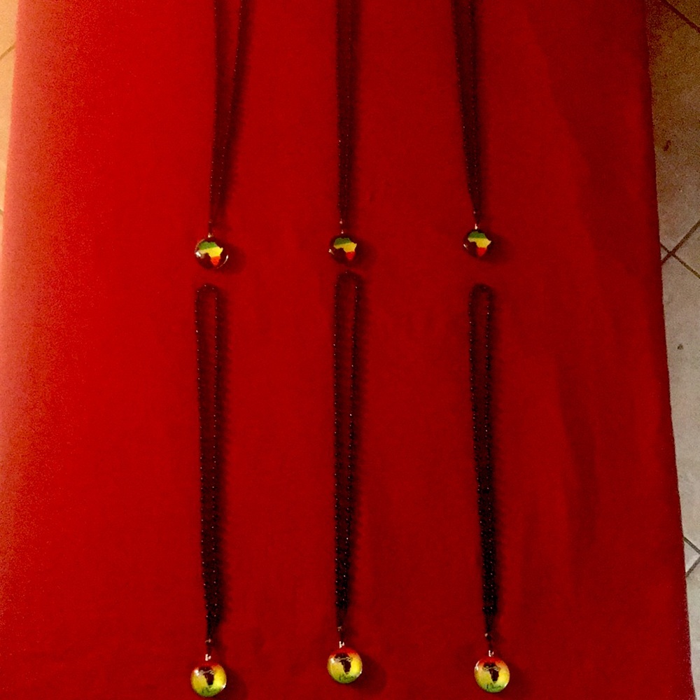 6 peice set of Africa necklaces